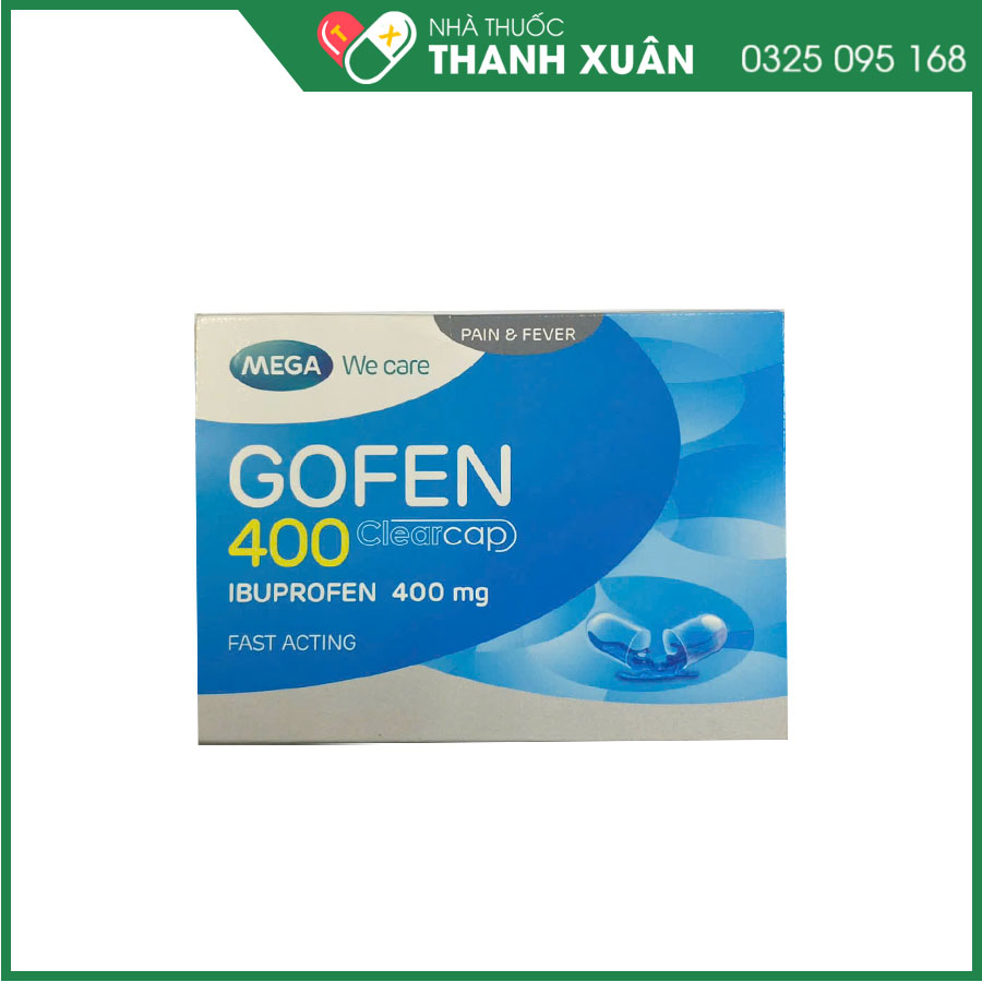 Gofen 400mg thuốc giảm đau hạ sốt chống viêm